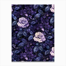 Purple Roses Canvas Print