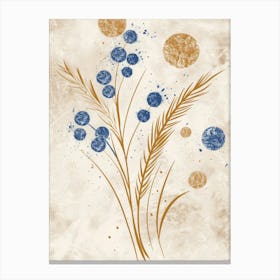 Blue Berries Canvas Print