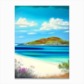 Great Keppel Island Australia Soft Colours Tropical Destination Canvas Print