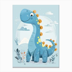 Cartoon Dinosaur 2 Canvas Print