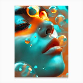 Bubbles Canvas Print