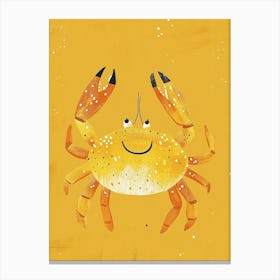 Yellow Crab 4 Canvas Print