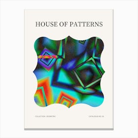 Geometric Pattern Poster 30 Canvas Print