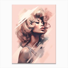 Tina Turner Pink Canvas Print