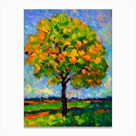 Apple 2 Fruit Vibrant Matisse Inspired Painting Fruit Canvas Print