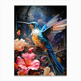 Avian Radiance Bird In Light Canvas Print