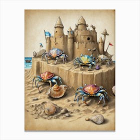 Sand Castle 1 Canvas Print