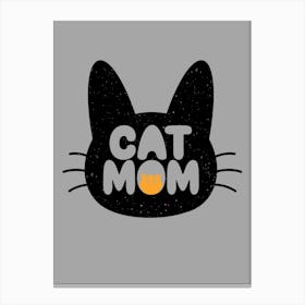 Cat Mom Canvas Print