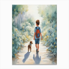 Walk Together Canvas Print
