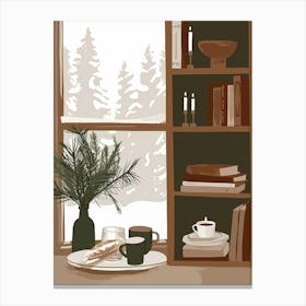 Winter Window Canvas Print