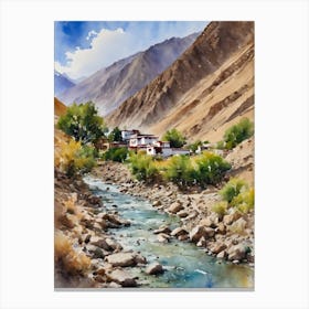 Numbra Valley Ladakh Canvas Print