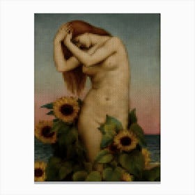 Clytie ( 1886 7) – Evelyn De Morgan (English, 1855 1919) Canvas Print