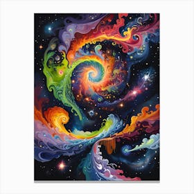 Galaxy Painting 1 Canvas Print