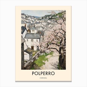 Polperro (Cornwall) Painting 3 Travel Poster Canvas Print