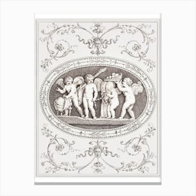 Cupid Little Angles Canvas Print
