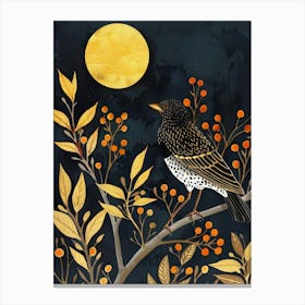 Bird In A Tree 8 Canvas Print