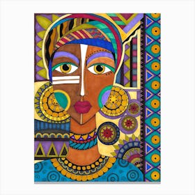 African Woman Canvas Print