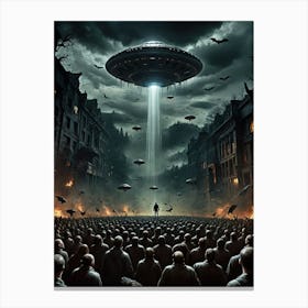 Alien Invasion 4 Canvas Print