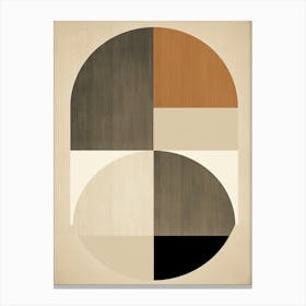 Beige Bauhaus Gerasdorf Bei Wien Glow Canvas Print