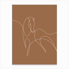 Angelic Horse, Outline, Line Art, Home Decor, Art, Kitchen, Bathroom, Bedroom, Nature, Wall Print Canvas Print