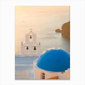 Santorini Sunset Canvas Print