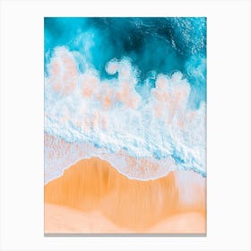 Aerial View Of A Beach 119 Canvas Print