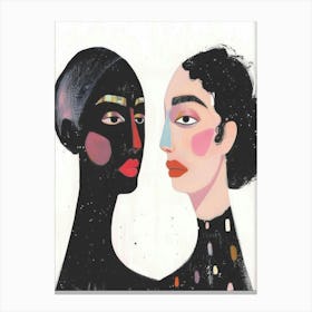 Two Black Women 7 Canvas Print