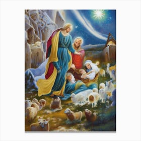 Nativity Scene 21 Canvas Print