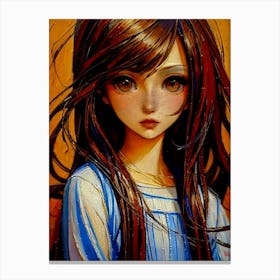 Anime Girl 2 Canvas Print