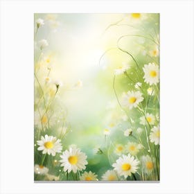 Daisy Background 1 Canvas Print