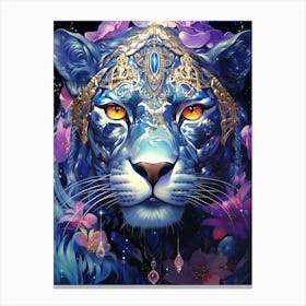 Blue Tiger Canvas Print