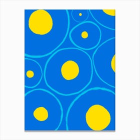 Fun moving circles Canvas Print