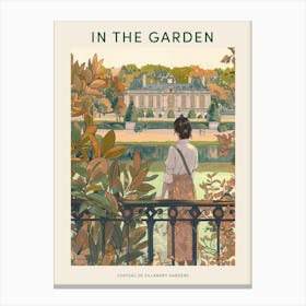 In The Garden Poster Chateau De Villandry Gardens France 1 Canvas Print