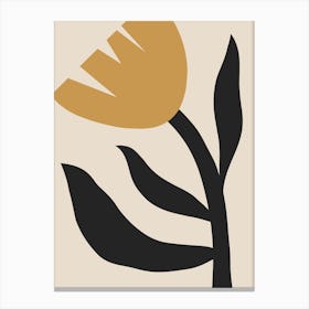 Minimalist flower Canvas Print