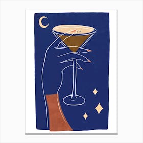 Midnight Martini Canvas Print