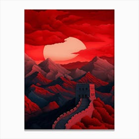 Great Wall Of China Canvas Print