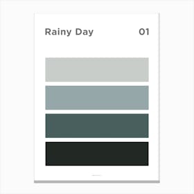 Rainy Day Sky Series 01 Canvas Print