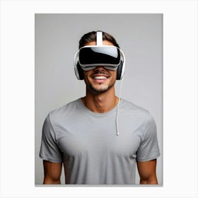 Man In Vr Headset 1 Canvas Print