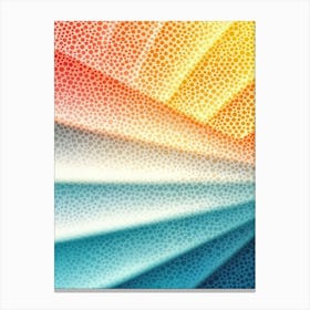 Abstract Wavy Background Canvas Print