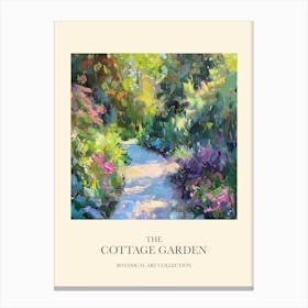 Cottage Garden Poster Wild Garden 4 Canvas Print