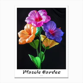 Bright Inflatable Flowers Poster Petunia 1 Canvas Print