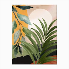 Tropical Summer Abstract Art 4 Canvas Print