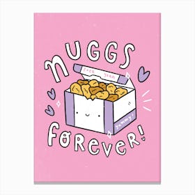 Chicken Nuggets Forever Canvas Print