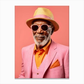 Morgan Freeman 1 Canvas Print