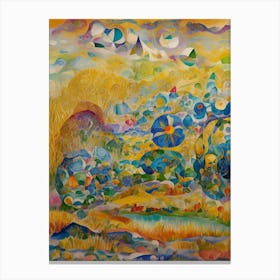 Abstract Landscape Painting 3 Canvas Print