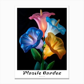 Bright Inflatable Flowers Poster Morning Glory 1 Canvas Print