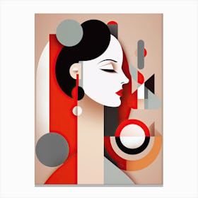 Abstract Woman Canvas Print