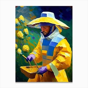 Beekeeping Suit 2 Painting Canvas Print