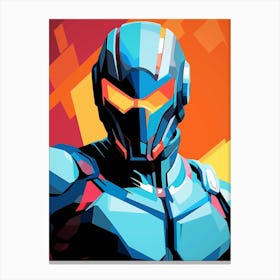 Robot Warrior Canvas Print