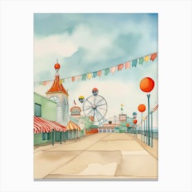 Amusement Park Canvas Print